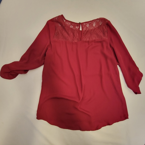 💵3/$20 PAPERMOON DESIGN Blouse Size Large - Picture 5 of 9